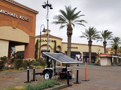 WCCTV Pole Cameras Parking Lot Security